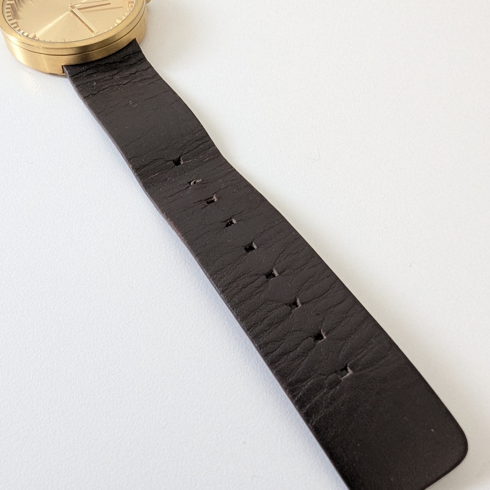 Piet Hein Eek X LEFF Amsterdam Gold and Brown Watch - Picture 3 of 13
